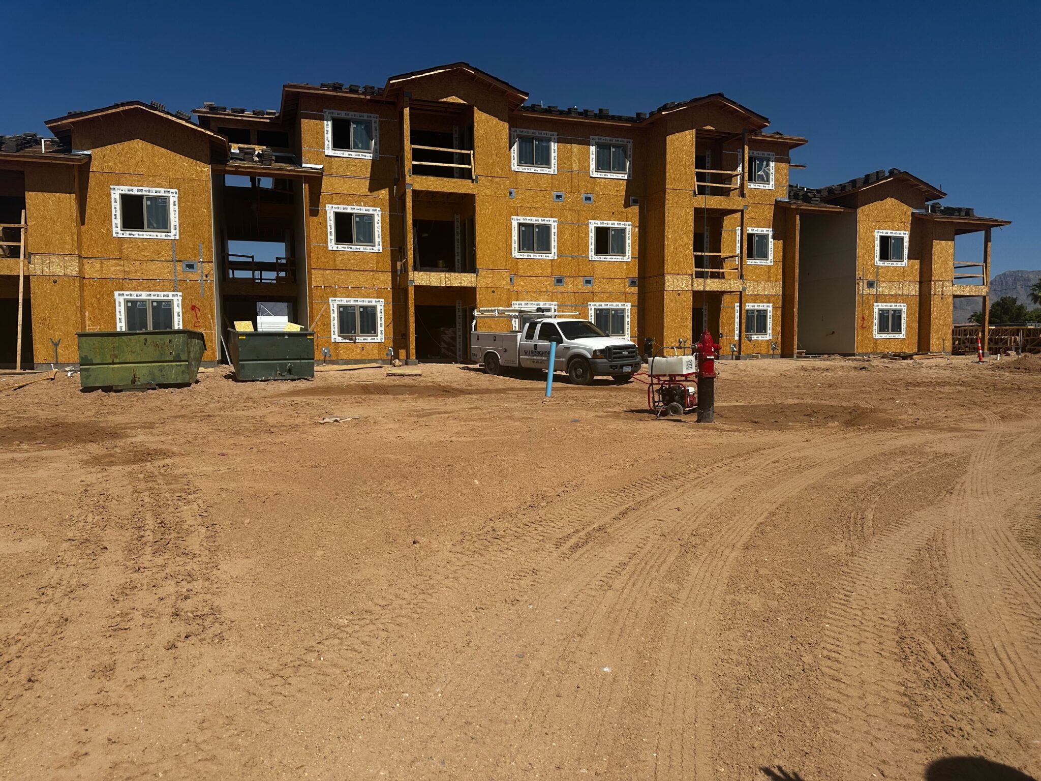 Hafen Village Apartments Progress in Mesquite, Nev. Nevada Rural Housing